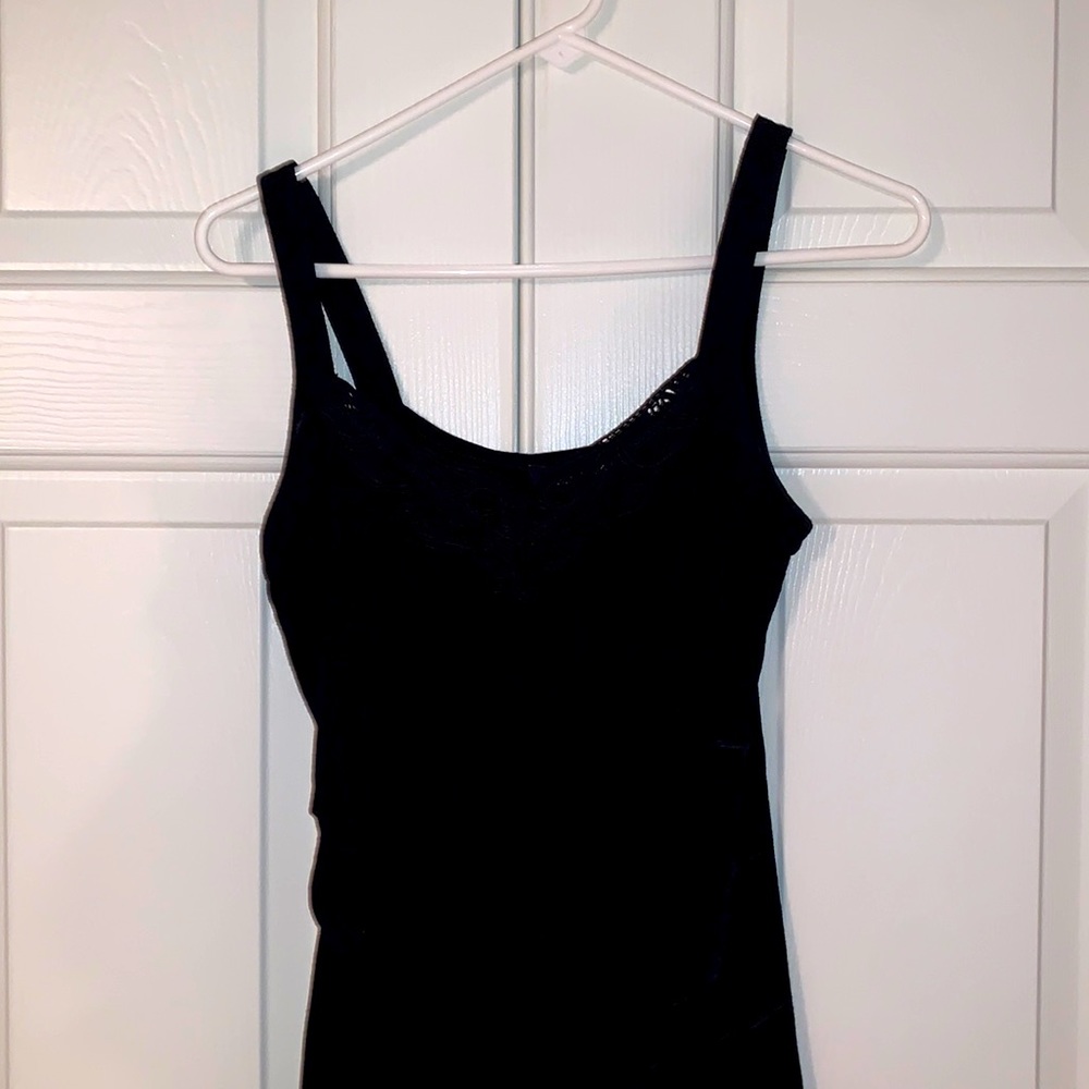 Black tank top